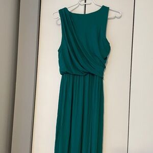 Dark green maxi dress size medium